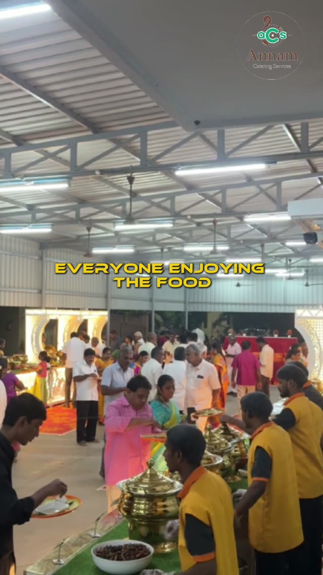 Wedding event video from Annam Catering